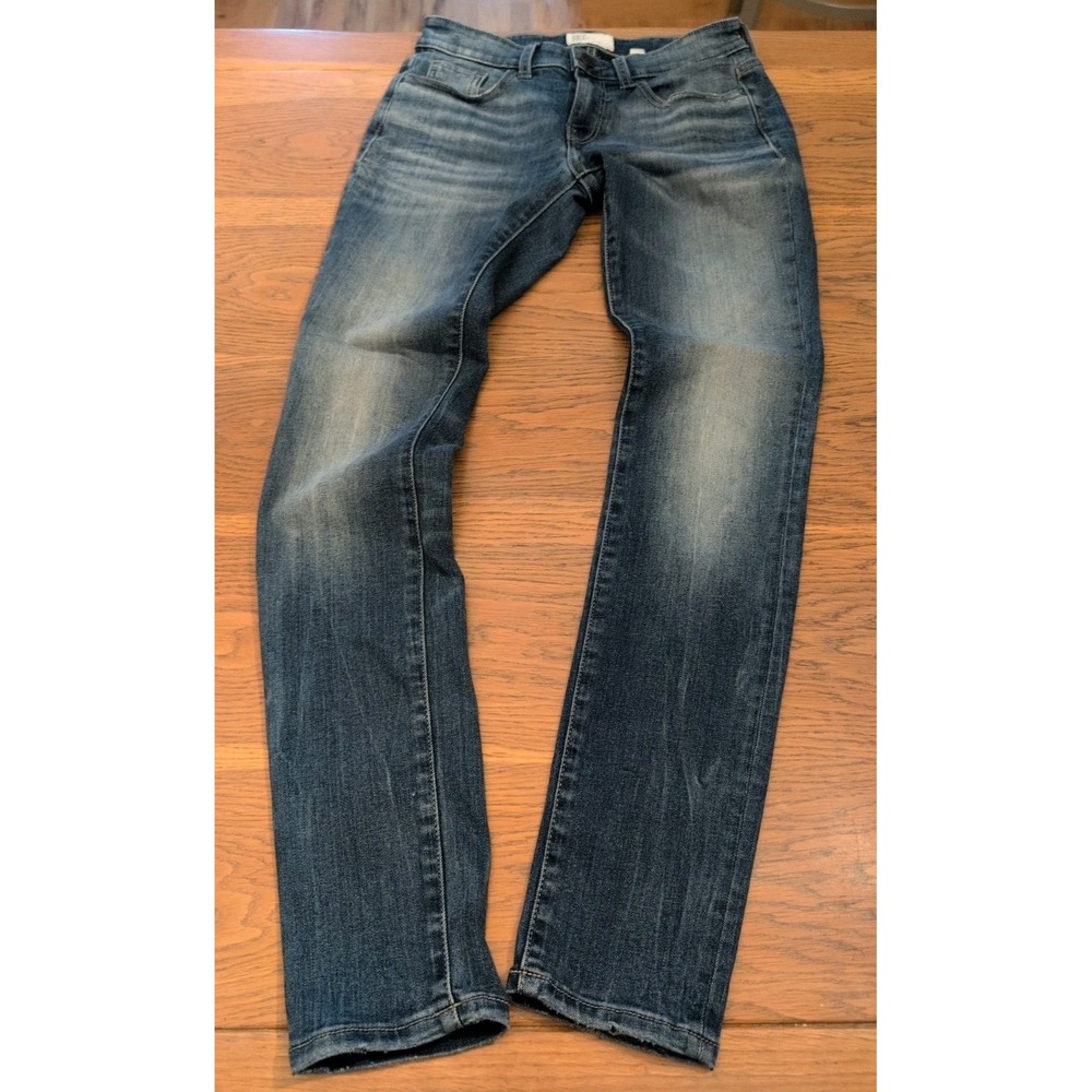 BKE Stella Mid Rise Skinny Jeans Size 26 X 31 L Medium Wash Stretch Denim GUC
